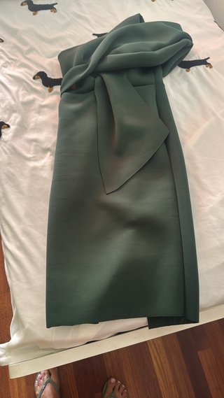 Vestido de fiesta verde