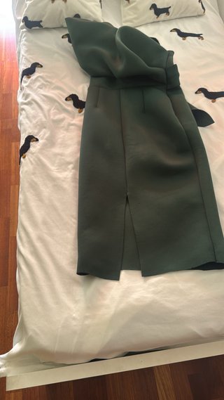 Vestido de fiesta verde