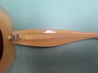 Gafas Oversized Loewe Marrón y Blanco