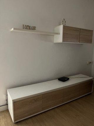 Mueble TV y Estantería Modular