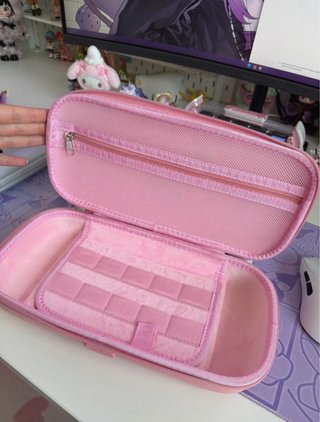 Nintendo Switch 2 Carrying Case Pink Cats