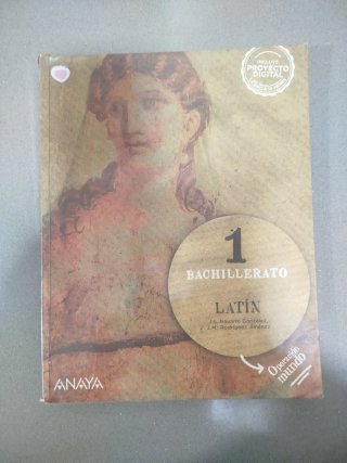 Libro 1 bachillerato Latín Anaya