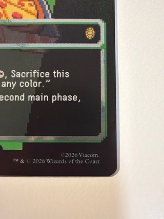 Ninja Pizza MTG TMC 0093 Foil Magic TMNT