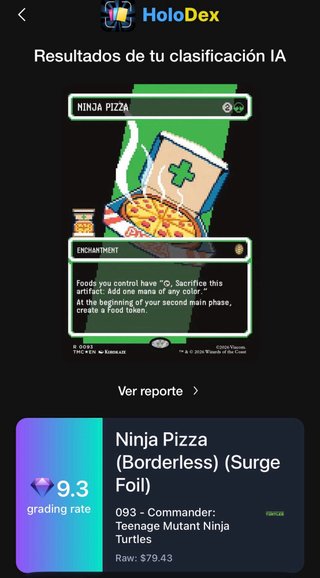 Ninja Pizza MTG TMC 0093 Foil Magic TMNT