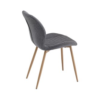 Silla de comedor acolchada