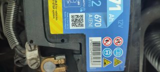 Batería Coche Exide  71Ah 12V 640A