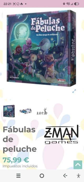 Fábulas de Peluche - Juego de mesa