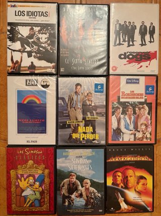 Colección DVDs Películas Varias - 2€