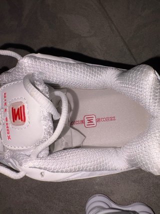 Zapatillas Nike Shox Blancas Plata Nuevas
