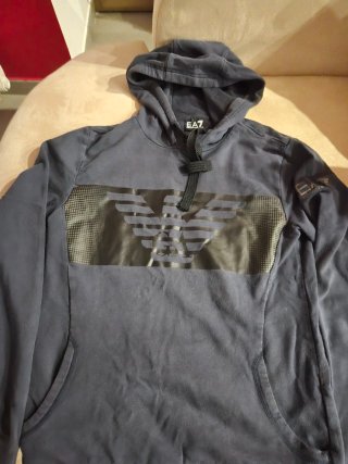 Felpa Emporio Armani Blu taglia s