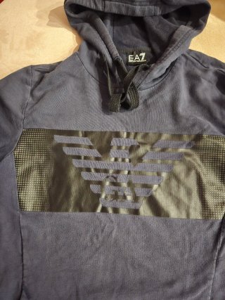 Felpa Emporio Armani Blu taglia s