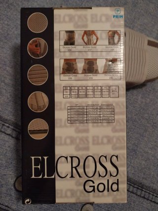 Faja Lumbar CAMP Elcross Gold Beige/Teal