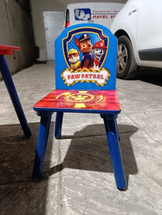 Mesa y Silla Infantil Paw Patrol