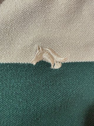 Polo LY Rayas Verde y Blanco Talla M