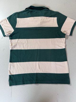 Polo LY Rayas Verde y Blanco Talla M