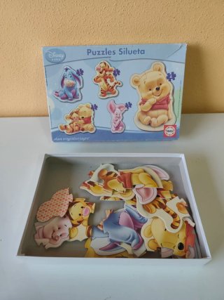 Puzzles Silueta Winnie The Pooh de Educa.