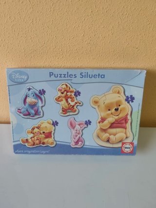Puzzles Silueta Winnie The Pooh de Educa.