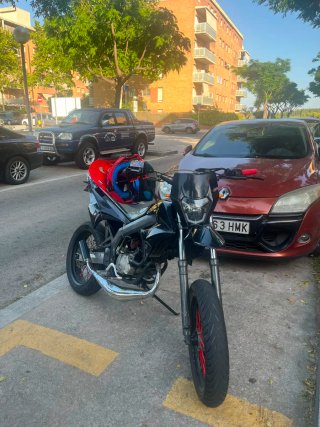 Derbi Senda Supermotard Negra