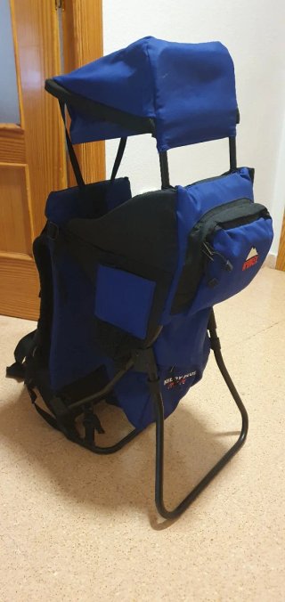 Mochila Portabebés Montaña Azul