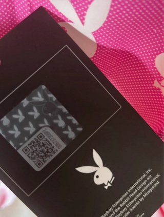 Top Playboy x Missguided Rosa Degradado