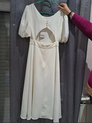 Vestido Novia Civil Midi SIN ESTRENAR