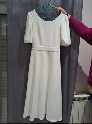 Vestido Novia Civil Midi SIN ESTRENAR
