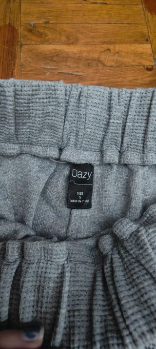 Pantalón jogger Dazy gris jaspeado
