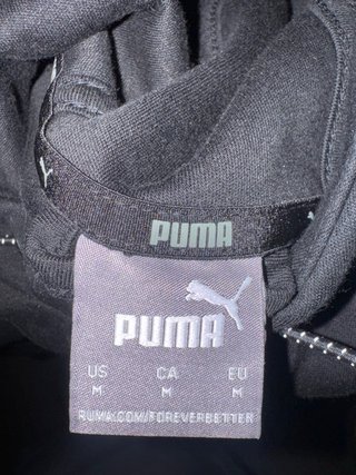 Sudadera Valencia C.F. Puma Negra Cremallera