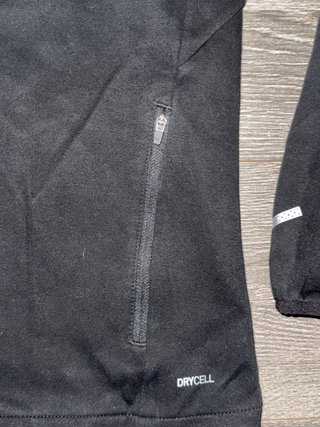 Sudadera Valencia C.F. Puma Negra Cremallera