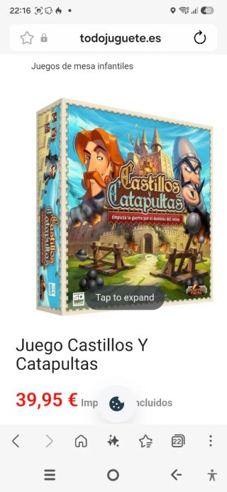 Castillos y Catapultas Juego de Mesa