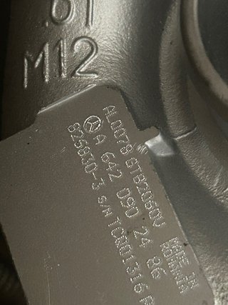 Turbo Mercedes 826830 reparación desde 99€ mas iva