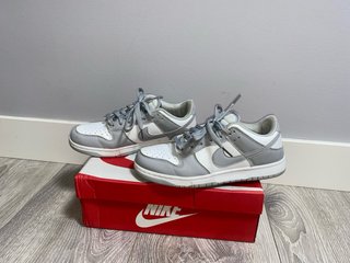 Zapatillas Nike Dunk Low Gris Blanco