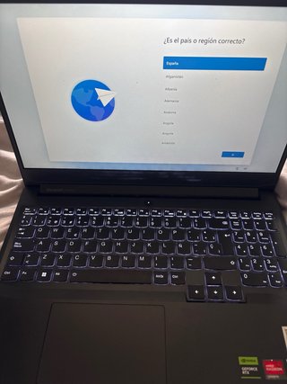 Portatil Lenovo Ideapad Gaming3 negro