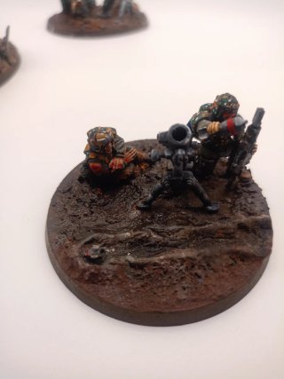 Astra Militarum Escuadra armas pesadas Warhammer