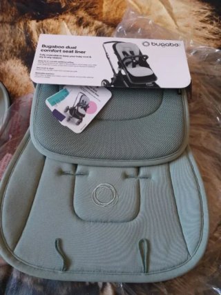 capota y colchoneta ventilada bugaboo verde