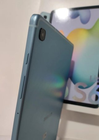Samsung Galaxy Tab S6 Lite + Funda Azul