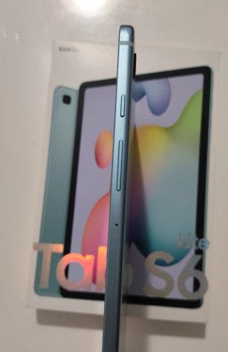 Samsung Galaxy Tab S6 Lite + Funda Azul