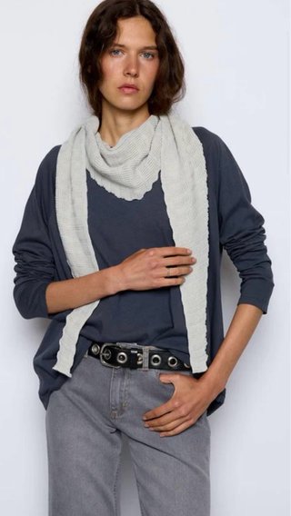 Renatta&Go Bandana de punto beige
