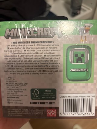 Auriculares Minecraft True Wireless OTL