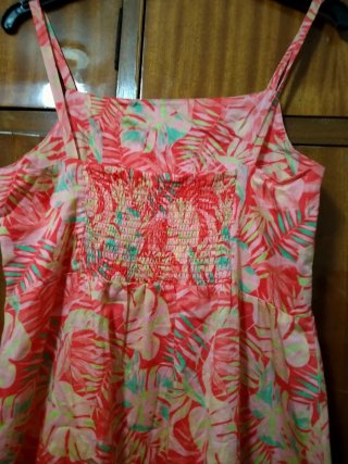 Vestido  estampado tropical de Mango