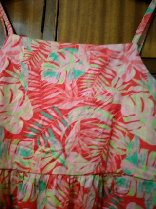 Vestido  estampado tropical de Mango