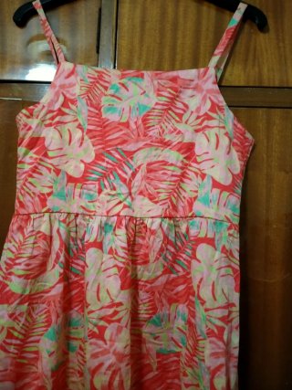 Vestido  estampado tropical de Mango
