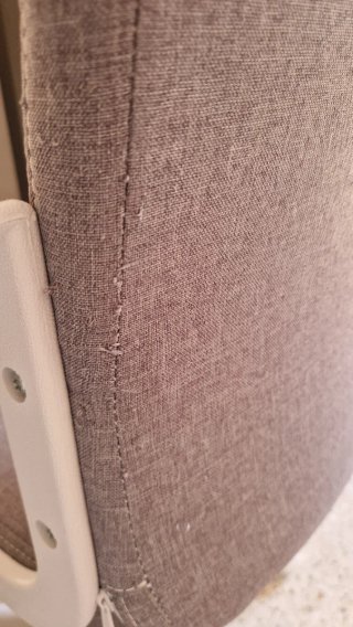 Silla escritorio oficina gris y blanca