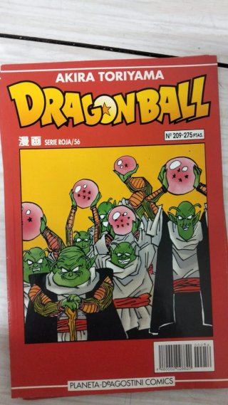 4 mangas de Dragón ball Z serie Roja