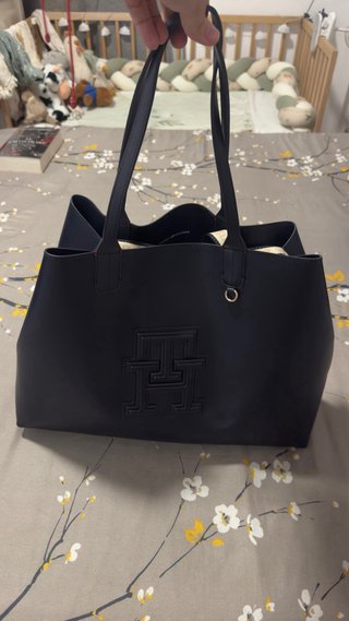 Bolso Tote Tommy Hilfiger Negro