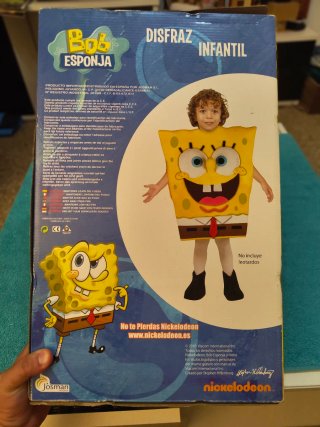 Disfraz Bob Esponja Infantil Talla M