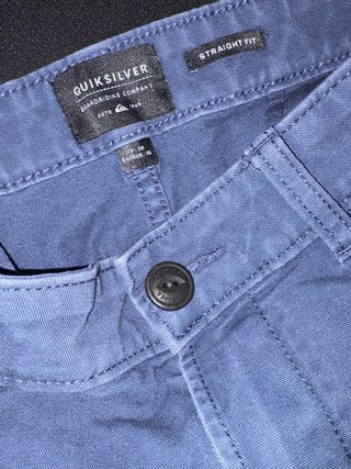 Bermudas Quiksilver Hombre Corte Recto Azul