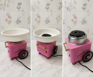Máquina de Algodón de Azúcar Rosa