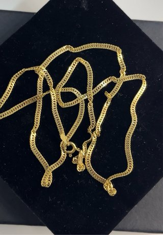 Cadena Oro 18k Tejido Singapur