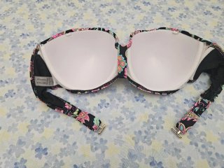 Top/Bikini Talla 50 Negro Multicolor
